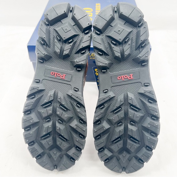 Polo Ralph Lauren Oslo Tactical Leather Boots New in Box - Picture 11 of 16